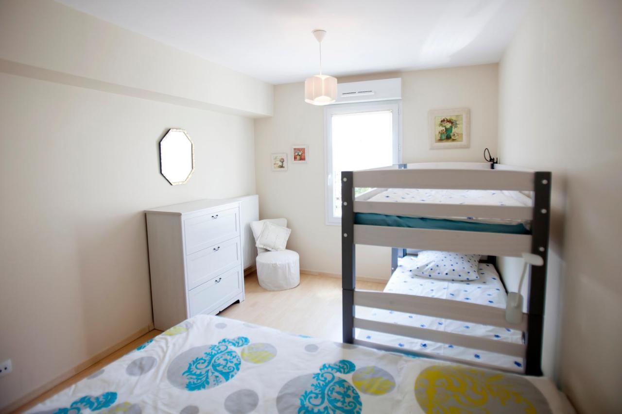 Appart Residence Proche Plage Avec Piscine Et Parking Couvert Prive Merville-Franceville-Plage Luaran gambar